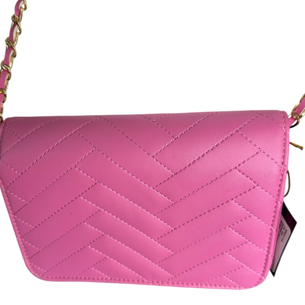 bebe Sophia Crossbody Bag Bubblegum - Picture 16 of 16